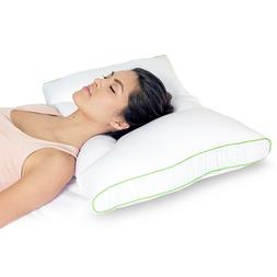 Sleep Yoga Dual Position Neck Pillow - Improved Design, Hypo