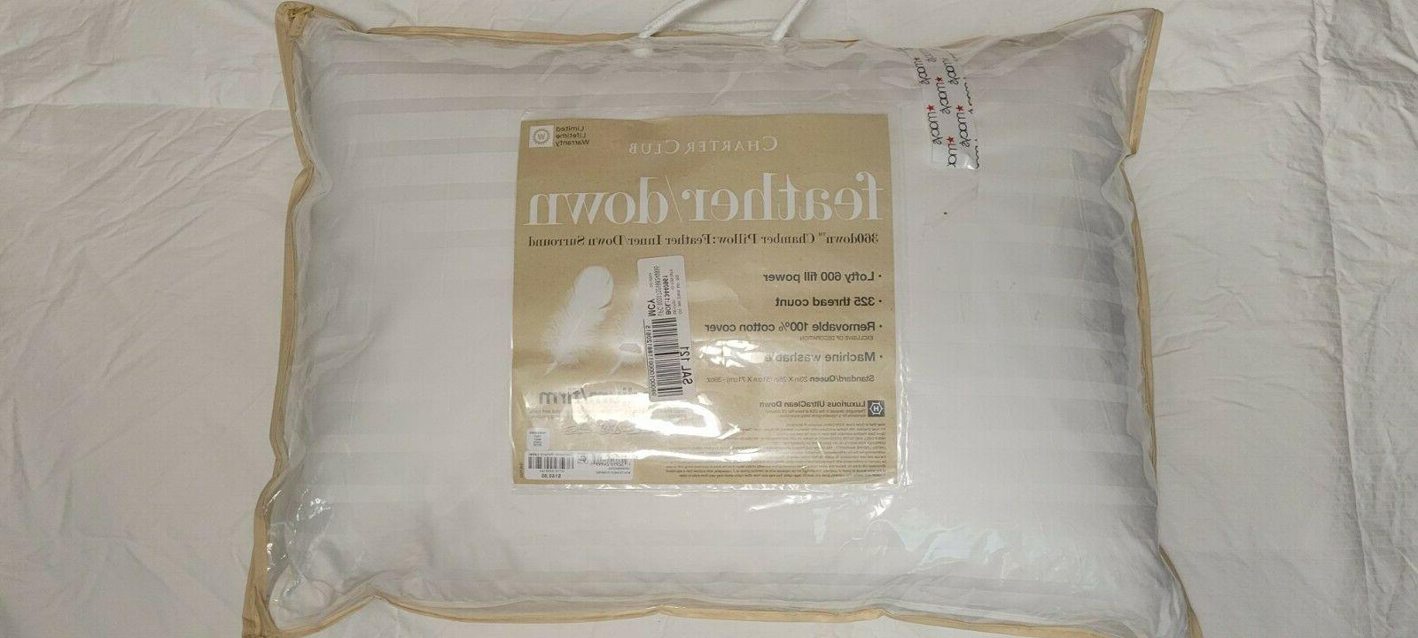 360 down feather medium firm standard queen