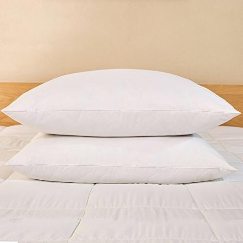 Peace Nest Goose Feather 100% Cover, Cloud Quilted, Standard/Queen