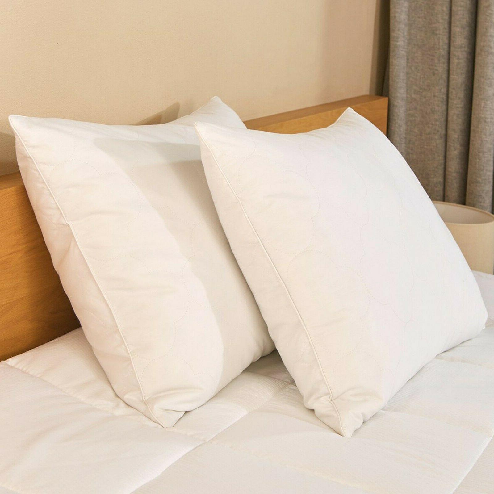 Peace Nest - Goose Feather And Down Pillows, 100% Cotton Cov