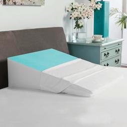 Medium Firmness Soft SwissLux Bed Wedge Pillow w/ Cooling Ge