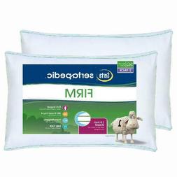 SERTAPEDIC FIRM PILLOWS, SET OF 2, KING SIZE HYPOALLERGENIC 